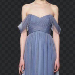 Never worn with tags, Amsale Bridesmaids Dress Style: G851C Color:Slate